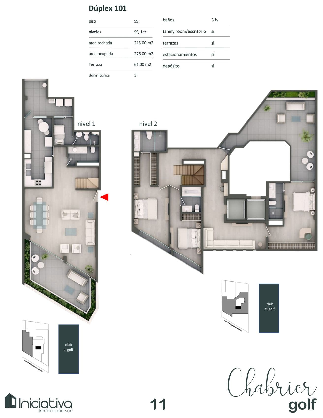 Planta de Dúplex 101
