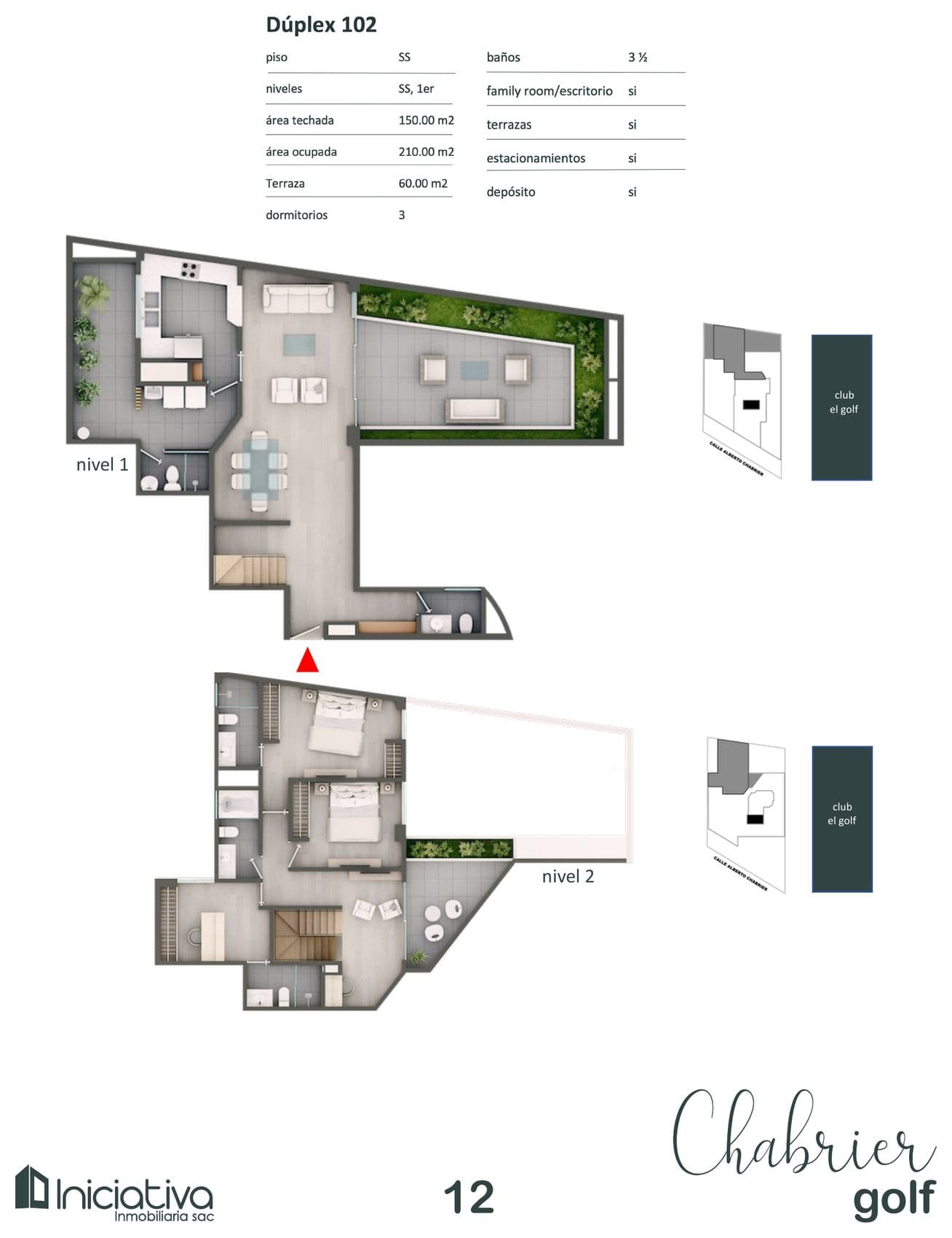 Planta de Dúplex 102