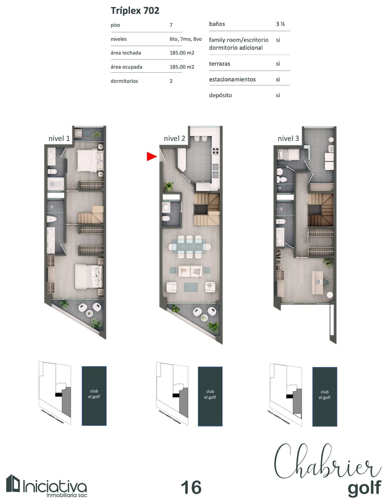 Planta de Tríplex 702